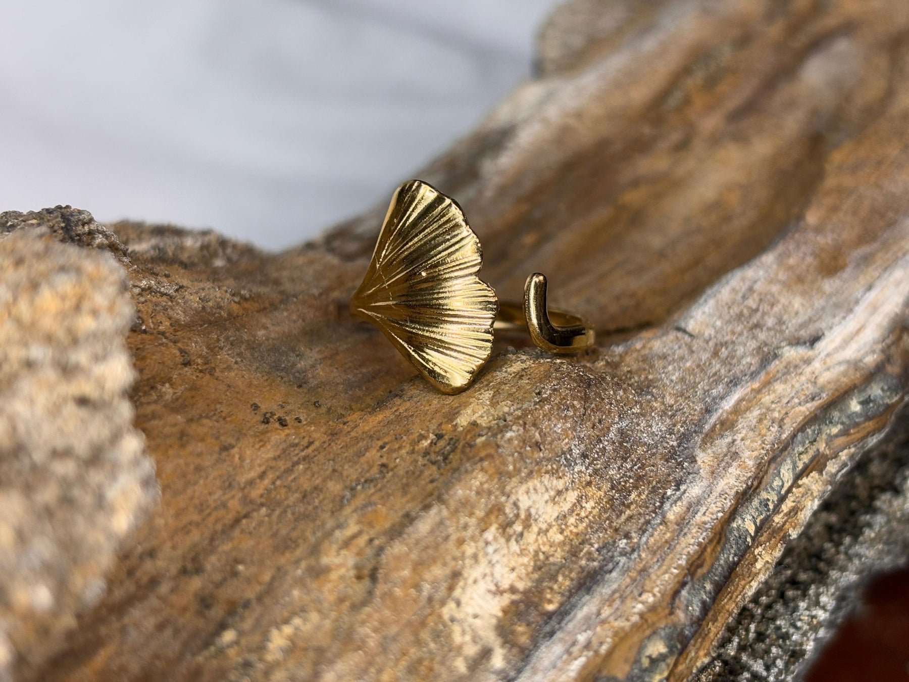 Mermaid’s Whisper Cuff Ring