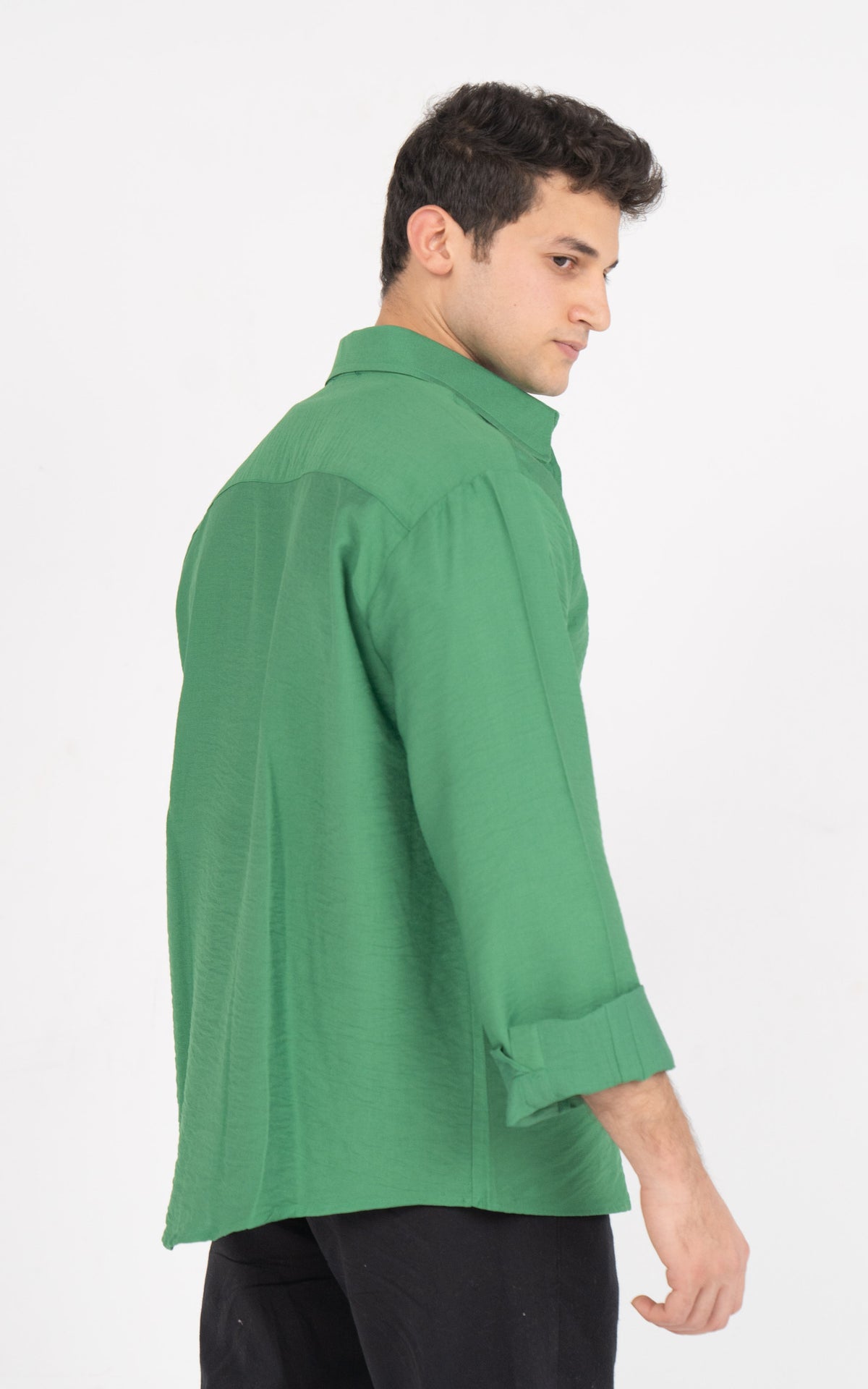 Verdant Luxe - Men’s Regular Fit Linen Shirt