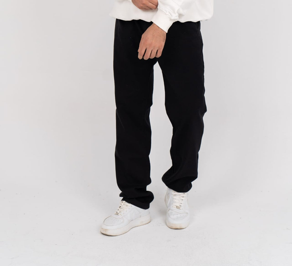 Ebon Tailor - Men’s Regular Fit Black Trousers