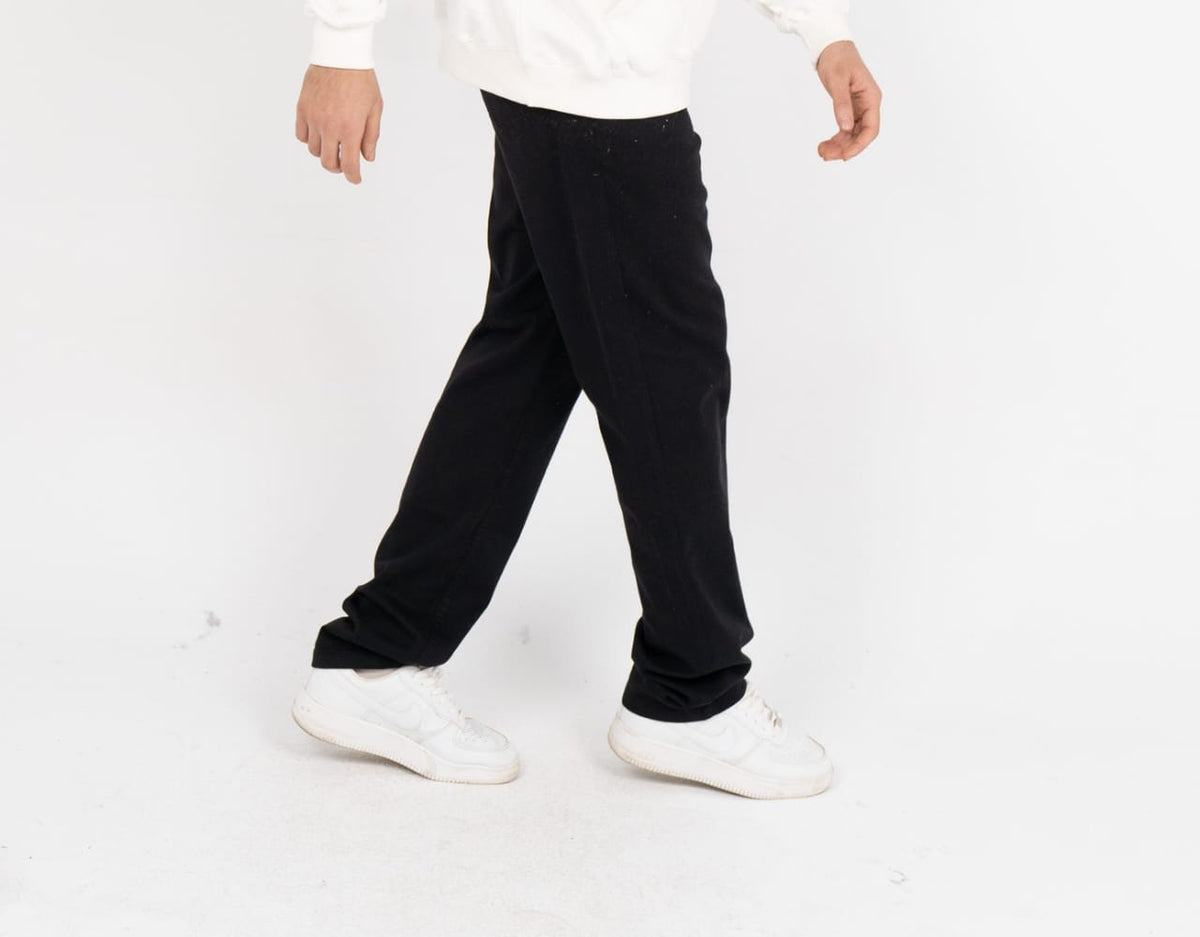 Ebon Tailor - Men’s Regular Fit Black Trousers