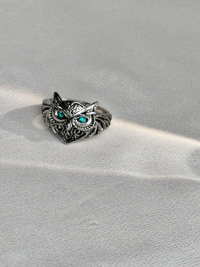 Majestic Owl Ring - Symbol of Wisdom and Style